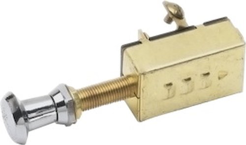 Seasense Push-Pull Switch 3 Pos Brass