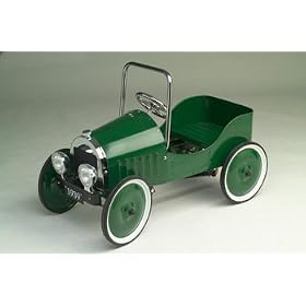 GREEN JALOPY SEDAN PEDAL CAR - Nostalgic design, wonderful reproduction of the classic... by HomeLifeShopping