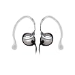 Clipper Lightweight Clip-on Stereophone with In-line Volume Control