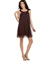 Star Vixen Sleeveless Chiffon Trapeze Dress