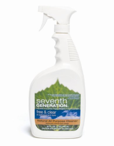 Seventh Generation All-Purpose Cleaner, Free & Clear, 32 Ounce Bottles (Pack of 8)