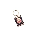 University of Nebraska Lincoln UNL Cornhuskers- Keychain - Metal Blackshirts Helmet Skull / Crossbones