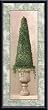 Art Poster Metal Framed Print - Topiary & Toile ll - Artist: Welby- Poster Size: 20 X 8