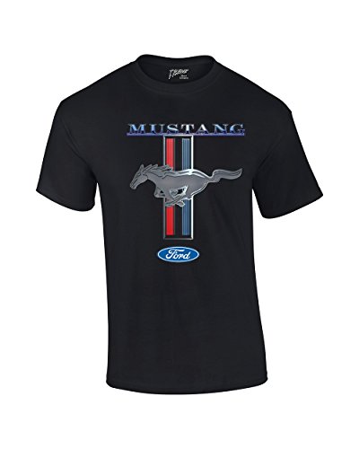 Ford Mustang T-Shirt Ford Mustang Pony & Stripes