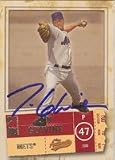 Tom Glavine, New York Mets, 2005 Fleer Authentic Autographed Card