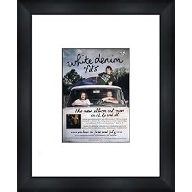WHITE DENIM Lies - Framed Original Advert