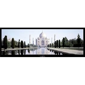 Taj Mahal, Agra, India by Earl Bronsteen - Fine Art Print / Poster - 37.50 x 13.00