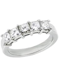 Effy Jewlery 14K White Gold Diamond Ring, 1.50 TCW Ring size 7
