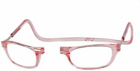 Clic Magnetic Reading Glasses in Pink