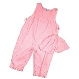 Sweet Pink Corduroy Overall and Matching Hat