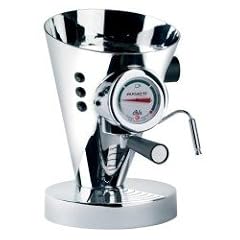 Design Espressomaschine 'diVa' von Bugatti in Chrom (2. Generation!)
