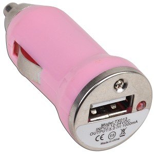 Universal USB DC In-Car More! (Pink)
