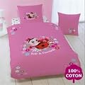 Belle La Coccinelle - 037483 - Housse De Couette 140X200 Cm + Taie D'Oreiller 63 X 63 Cm