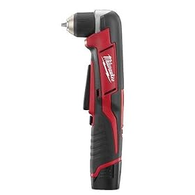 Factory-Reconditioned Milwaukee 2415-81 12V Cordless M12 3/8-Inch Right Angle Drill Driver Kit