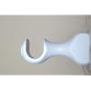 Round Support Bracket in a White finish for a 1-3/8" dowel rod - 2/pack [CAPITOL CITY LUMBER]