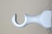 Round Support Bracket in a White finish for a 1-3/8" dowel rod - 2/pack [CAPITOL CITY LUMBER]