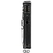 32 2 Butt and 4 Shaft Leather Pool Cue Case in Black Color: Black