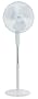 Duronic FN40 White 16 inch Oscillating Pedestal (Stand) Fan with weighted round base