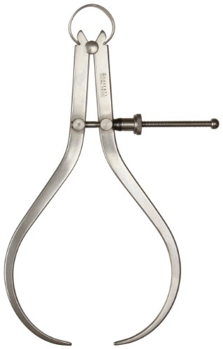 Starrett 79B-8 "Yankee" Spring-Type Outside Caliper With Flat Legs And Quick-Spring Nut, 8" Size
