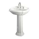 Portrait Pedestal Bathroom Sink 4 Centers
