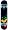 Enjoi Rasta Panda Complete Skateboard,7.5-Inch