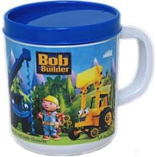 Bob the Builder - Dinnerware - Cup with Lid and Straw by Bob the Builder