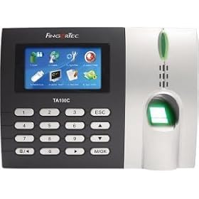 Fingertec Biometric Premier Color Multimedia Fingerprint Time Attendance System TA100C New Algorithm Improves Speed and Accuracy, Process up to 2,800 employees!