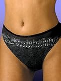 Semi sheer thong panty
