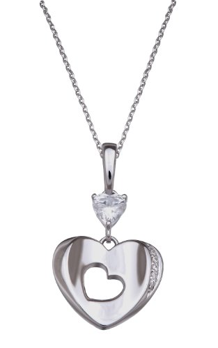 ALVINA DAMEN KETTE 45 CM SILBER MIT ZIRKONIA ZH-4497 Preisvergleich