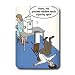 Rich Diesslins Funny General - Editorial Cartoons - Eye Doctor - Glaucoma Test - Light Switch Covers - single toggle switch