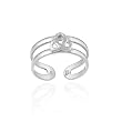 Sterling Silver Celtic Trinity Knot Toe Ring