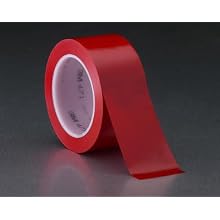 3M 471 Vinyl Tape 2-Inch-by-36-Yard, Red