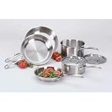 Regalware Food Service Elegance Stainless Steel 7-piece Cookware Set