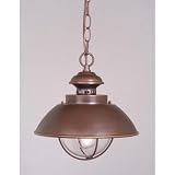 Lighthouse-BBZ - 1 Light Nautical Outdoor Lighting Pendant Fixture - Burnished Bronze - B2465