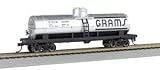 Bachmann Trains Grams (Silver) 40 Single-Dome Tank Car-Ho Scale