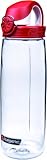 Nalgene Everyday OTF Flasche transparent/rot