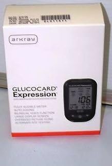 Arkray Glucocard Expression, Audio Enabled (Talking) Blood Glucose Monitoring System With Autocode