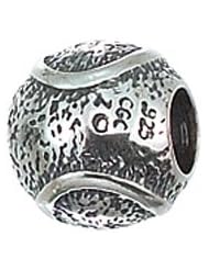 Sterling Silver Tennis Ball Zable Bead Charm BZ2144.99