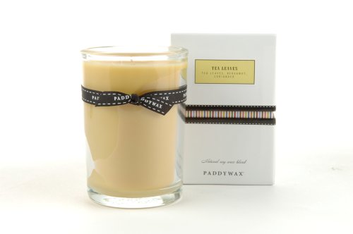 Paddywax Classic 8-Ounce Poured Glass Candle, Tea Leaves by Paddywax