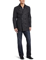 Kenneth Cole Men's Pea Coat With Bib