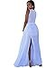 BIUBIU Women's Boho Summer V neck Chiffon Beach Maxi Dress Style #7 White 2XL