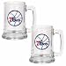 Philadelphia 76ers 2 Piece 15 oz. Glass Tankard Set
