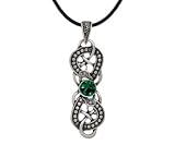 Celtic Serpent Pendant - Collectible Medallion Necklace Accessory