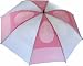 Gustbuster 58" Womens Golf Umbrella Pink and White