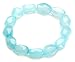 Personal Health Care : Blue Chalcedony Nugget Stretch Bracelet