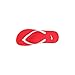 Nike Womens Solarsoft Thong II Sandal White/White/Bright Crimson 9