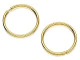 9ct Gold ULTRA Mini Hoop Earrings - 9mm