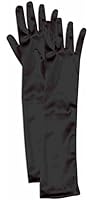 Forum Child Opera Satin Gloves, Black