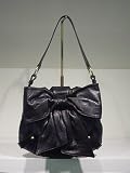 YSL Bow Sac Black Buffalo Leather Handbag