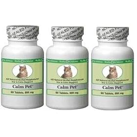 Healthy Pet Solutions Feline Calm Pet 3 Bottles Tablet Format
